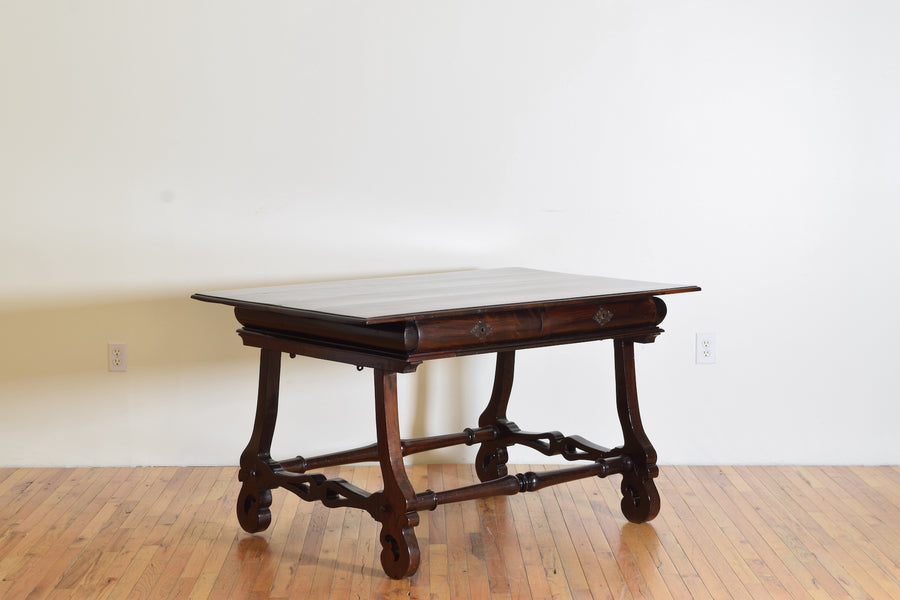 Rosewood 2-Drawer Center Table or Desk