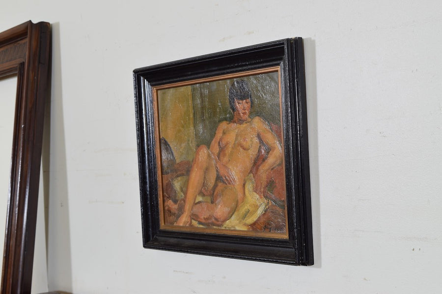 Oil on Canvas, Reclining Nude