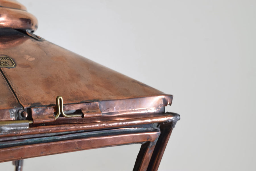 Copper Gas Lantern, Now Electrified