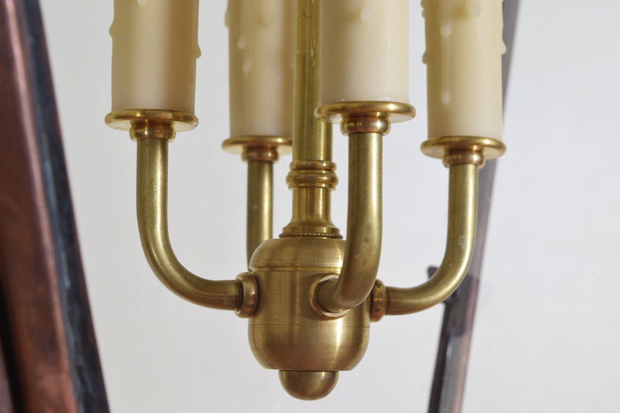 Copper Gas Lantern, Now Electrified