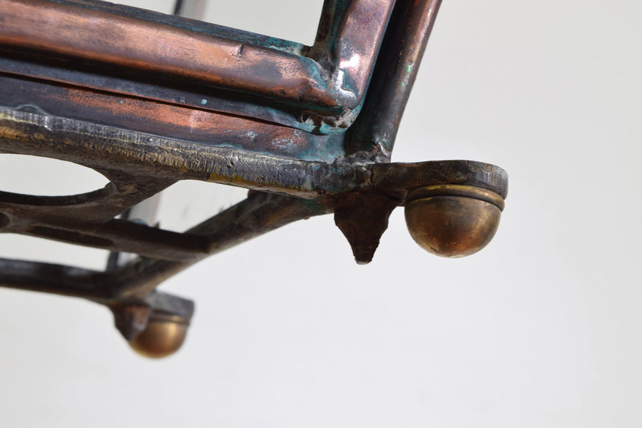 Copper Gas Lantern, Now Electrified