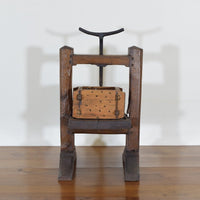 cheese press, Anonymous, approx. 1700, wood, metal, Without levers